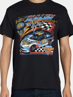 Van Halen Racing Graphic Short Sleeve Tee - Black